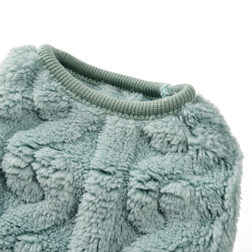 Cozy Fleece Dog Sweater for Small & Medium Breeds