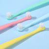 Brosse à dents pour animaux avec tête compacte