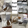 Automatic Gravity Pet Feeder and Water Dispenser