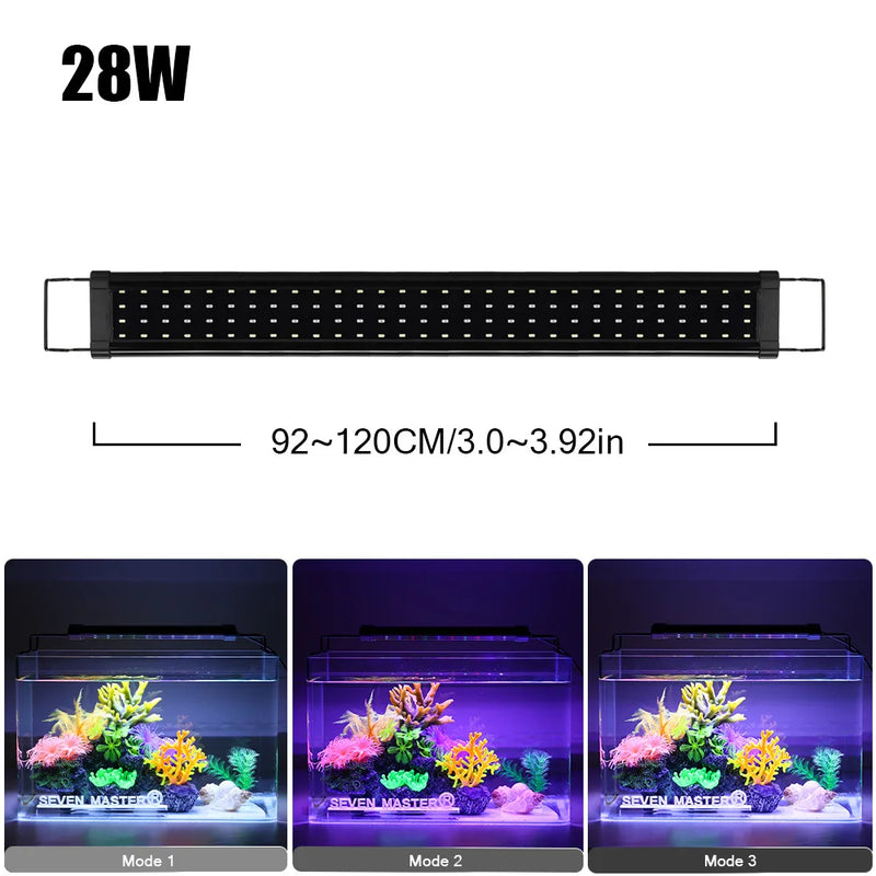 Lampe LED Réglable pour Aquarium et Croissance des Plantes