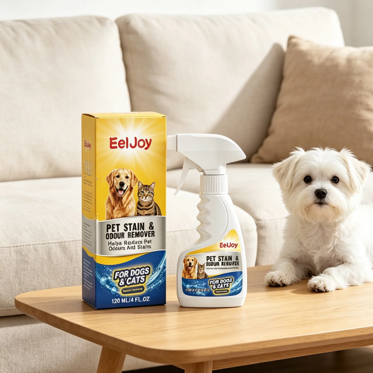 Pet Stain & Odor Eliminator Spray with Fine Mist Nozzle