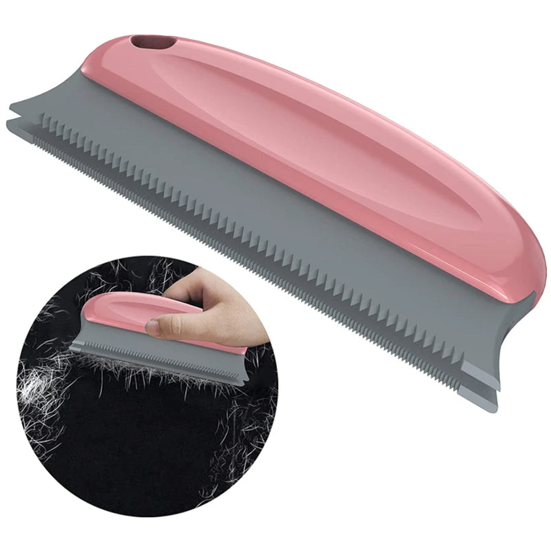 Dual-Sided Lint & Pet Hair Remover Brush