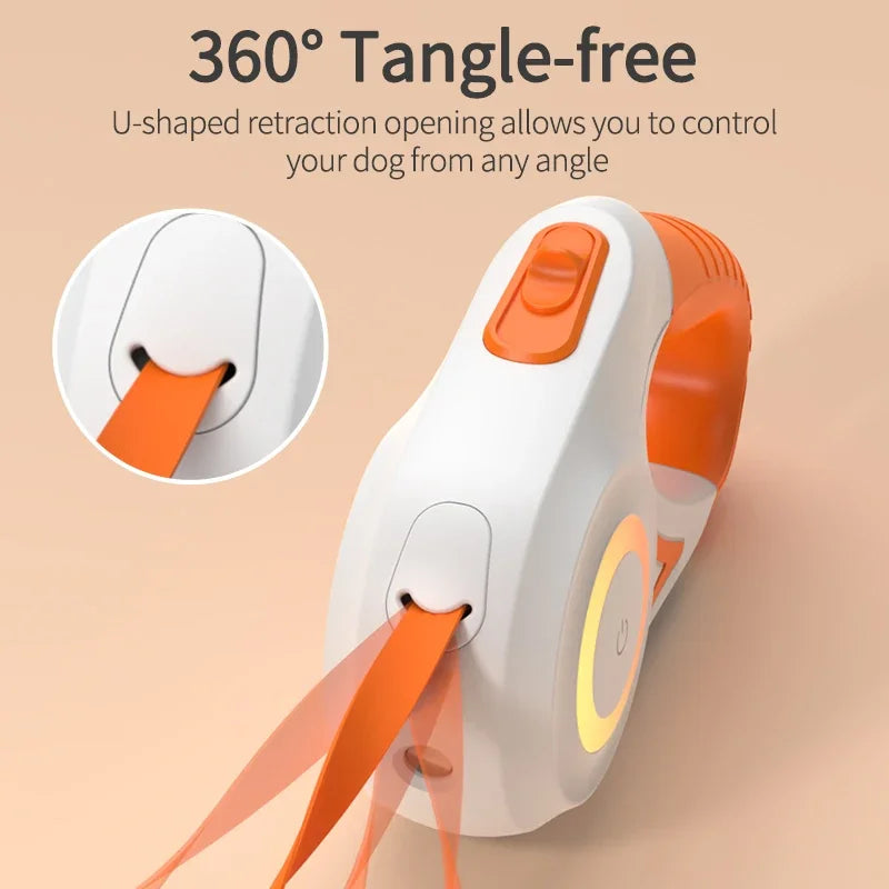 Retractable Dog Leash with LED Light