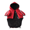 Abrigo impermeable con capucha para perro