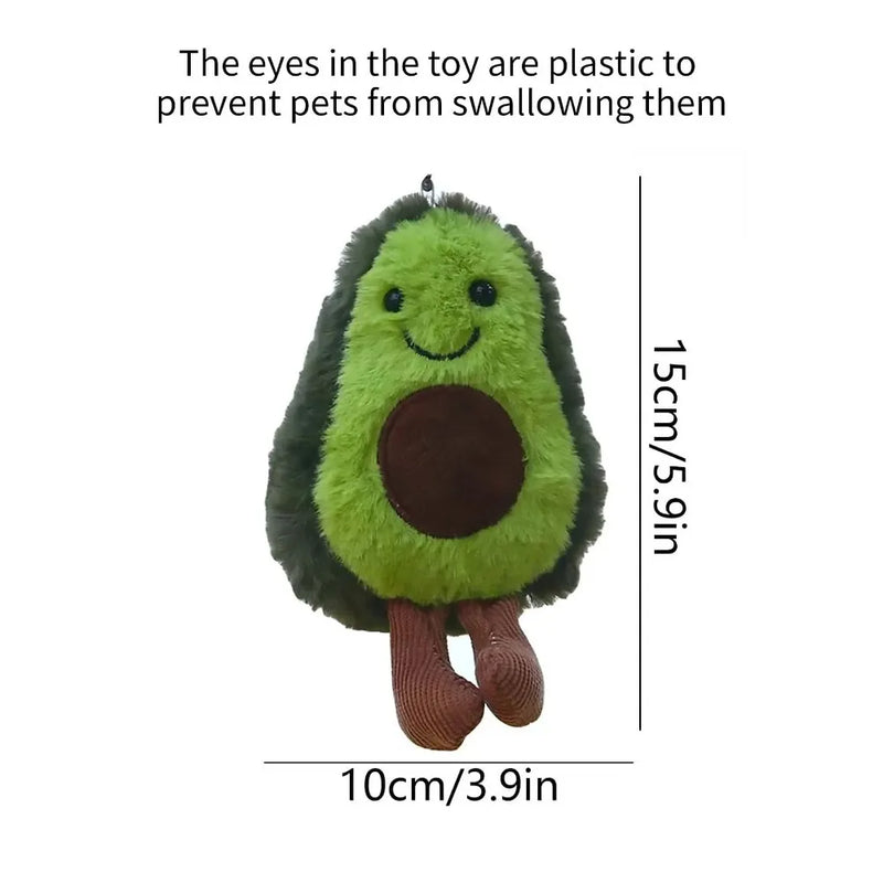 Avocado-Plüschtier mit Rucksackclip