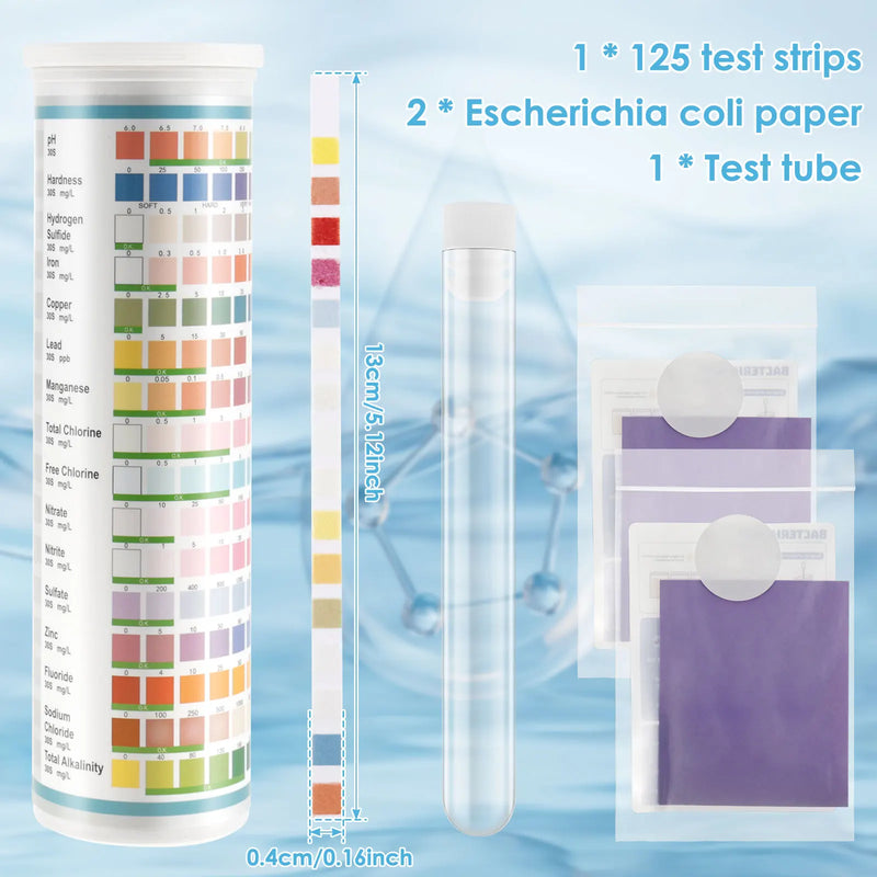 All-in-One-Aquarien-Wasserteststreifen mit Teströhrchen
