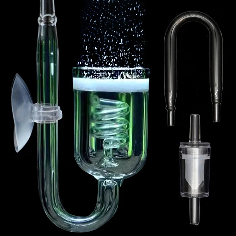 Aquarium CO2 Diffuser with Suction Cup