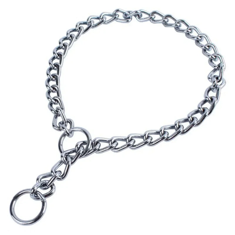 Halsband aus Edelstahl mit Rutschkette