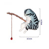Décoration Aquarium Chat Pêcheur