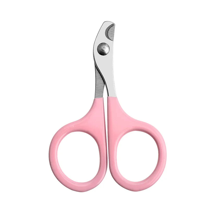 Stainless Steel Pet Nail Clippers with Non-Slip Grip