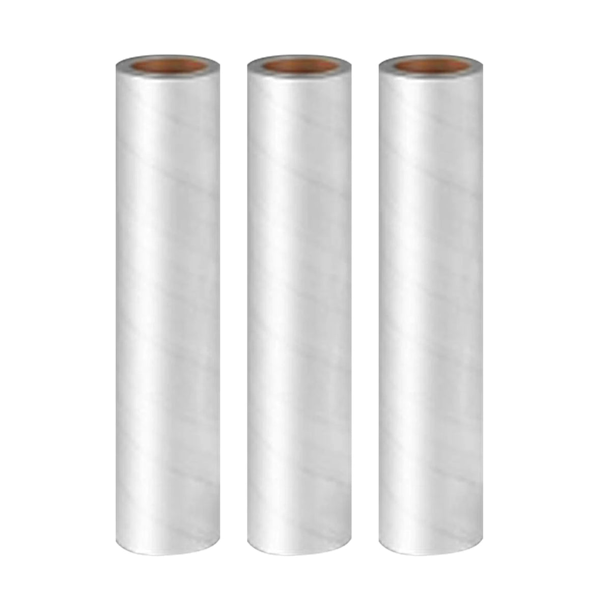 Three rolls of multipurpose tearable lint roller with long extendable handles