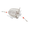 Bol d'alimentation en acier inoxydable pour crevettes