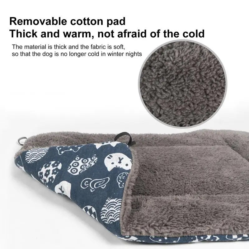 Portable Elevated Dog Bed with Canopy and Storage Bag