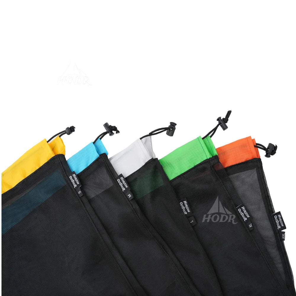 Ultralight Mesh Storage Bags with Drawstring Closure