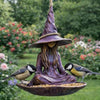 Tree Face Bird Feeder - Resin Tree Hugger Sculpture for Outdoor Garden