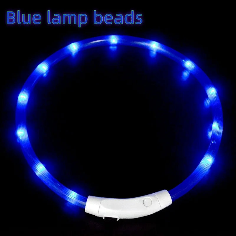 USB-aufladbarer LED-Hundehalsband