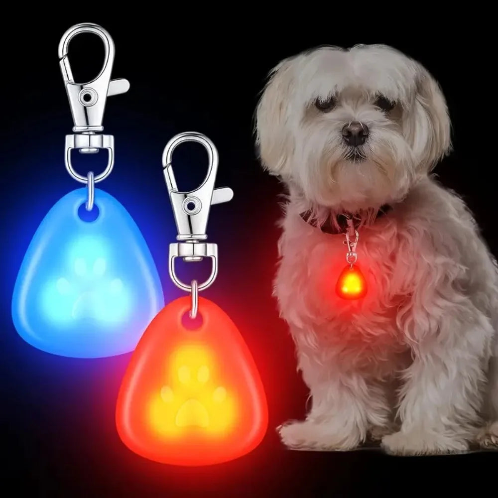 Waterproof LED Dog Collar with Rechargeable Light for Night Walks