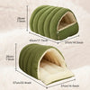 Cozy Thermal Plush Cat Bed with Removable Washable Cover