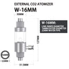 Diffuseur CO2 en aluminium pour aquariums