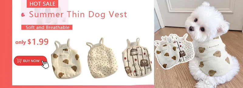 Winter Plush Dog Sweater for Small to Medium Dogs