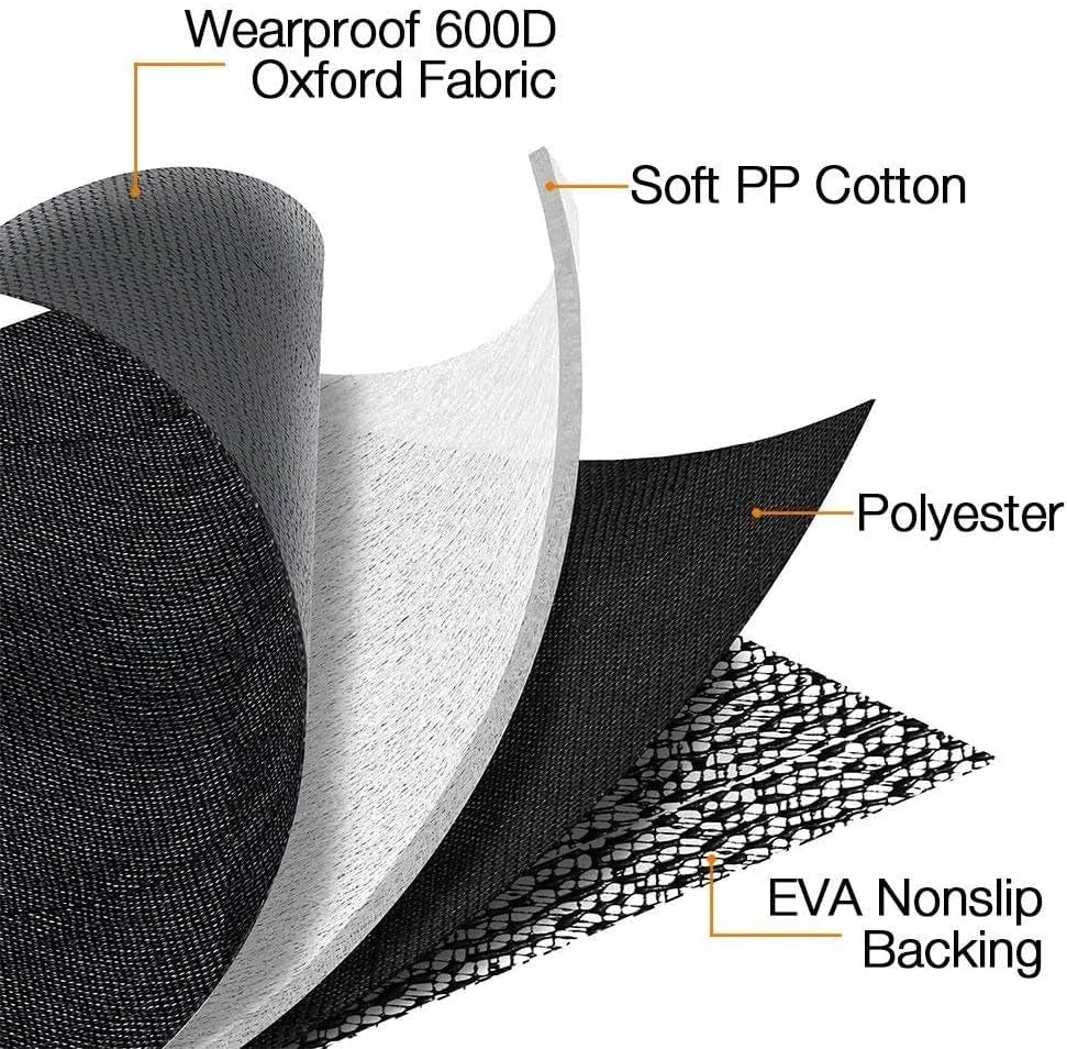 Premium Waterproof Dog Car Seat Cover with Safety Strap