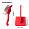 Professional Pet Grooming Slicker Brush with Stainless Steel Pins