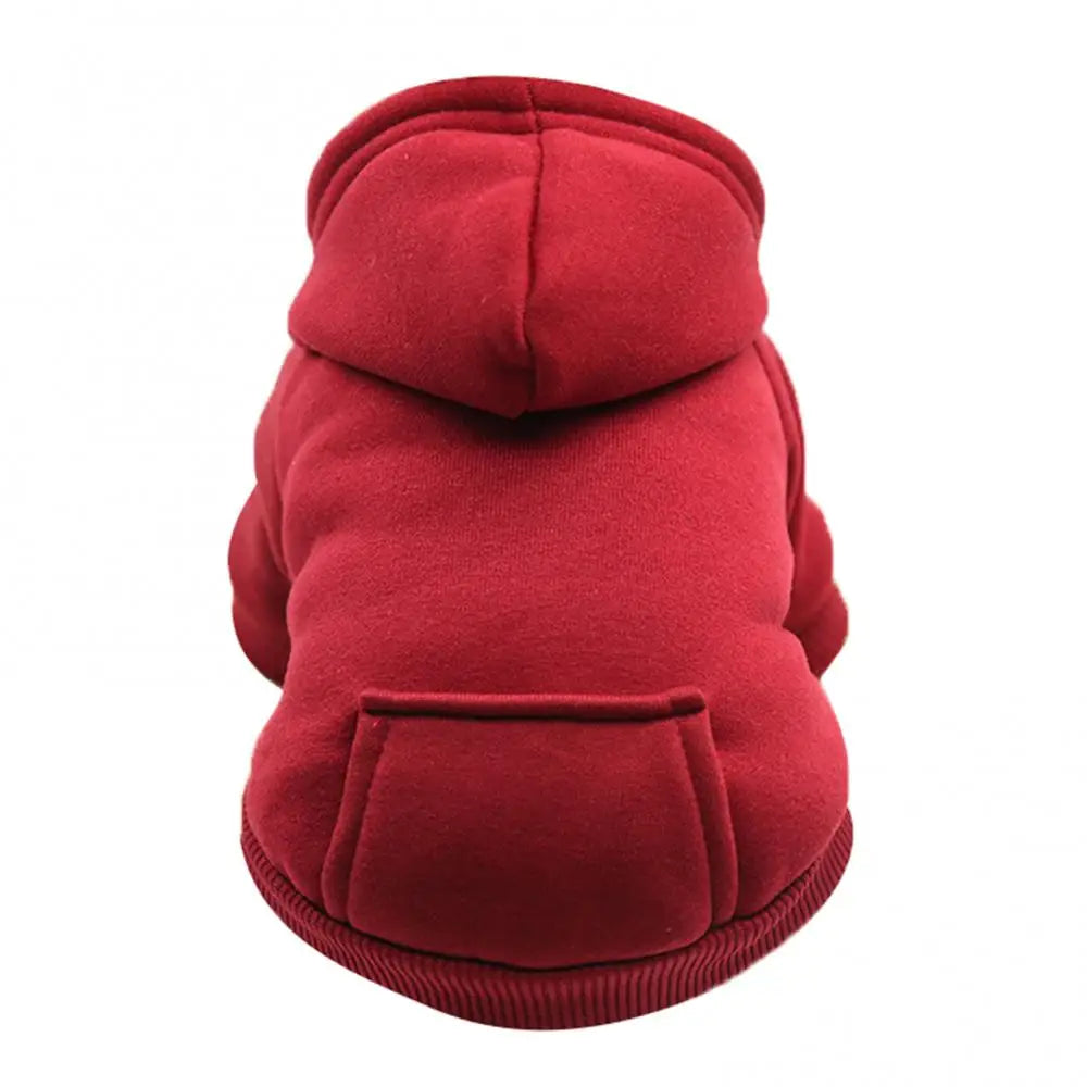 Cozy Hooded Dog Sweatshirt with Pocket