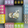 Handcrafted Mini House-Shaped Handbag with Puppy Keychain