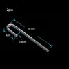 Two clear acrylic aquarium air tubing connectors shown with dimensions 30.5cm, 4cm, and 2.8cm.