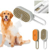 Brosse de toilettage électrique pour animaux avec fonction vapeur