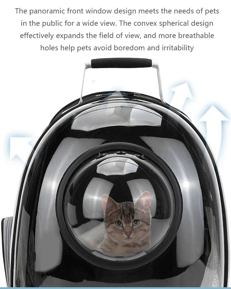 Transparent Bubble Pet Carrier Backpack for Small Dogs and Cats