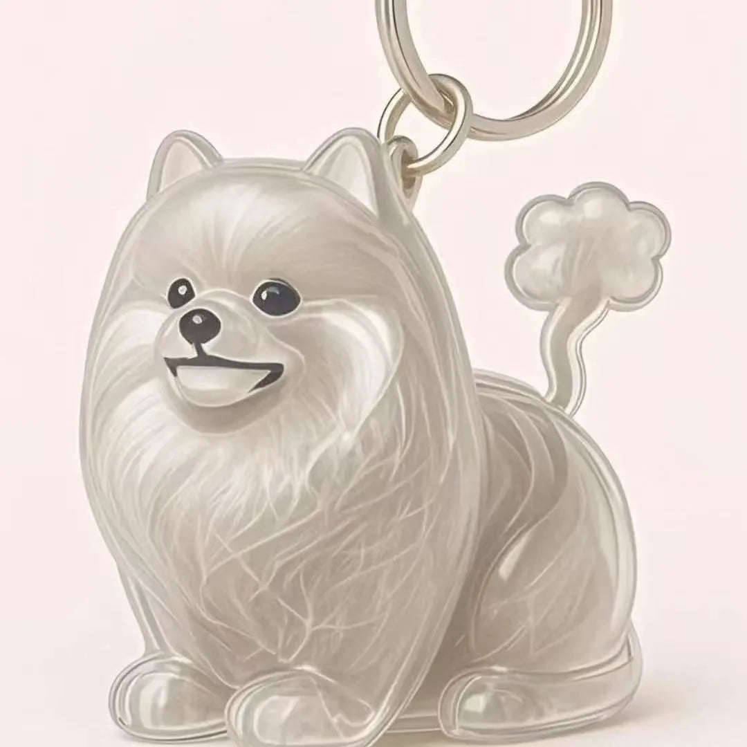Pet Memorial Fur Keepsake Keychain Pendant