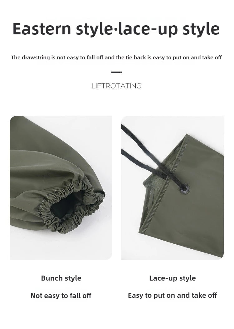 Extended Waterproof Rubber Gloves for Dishwashing, Car Washing & Labor Tasks