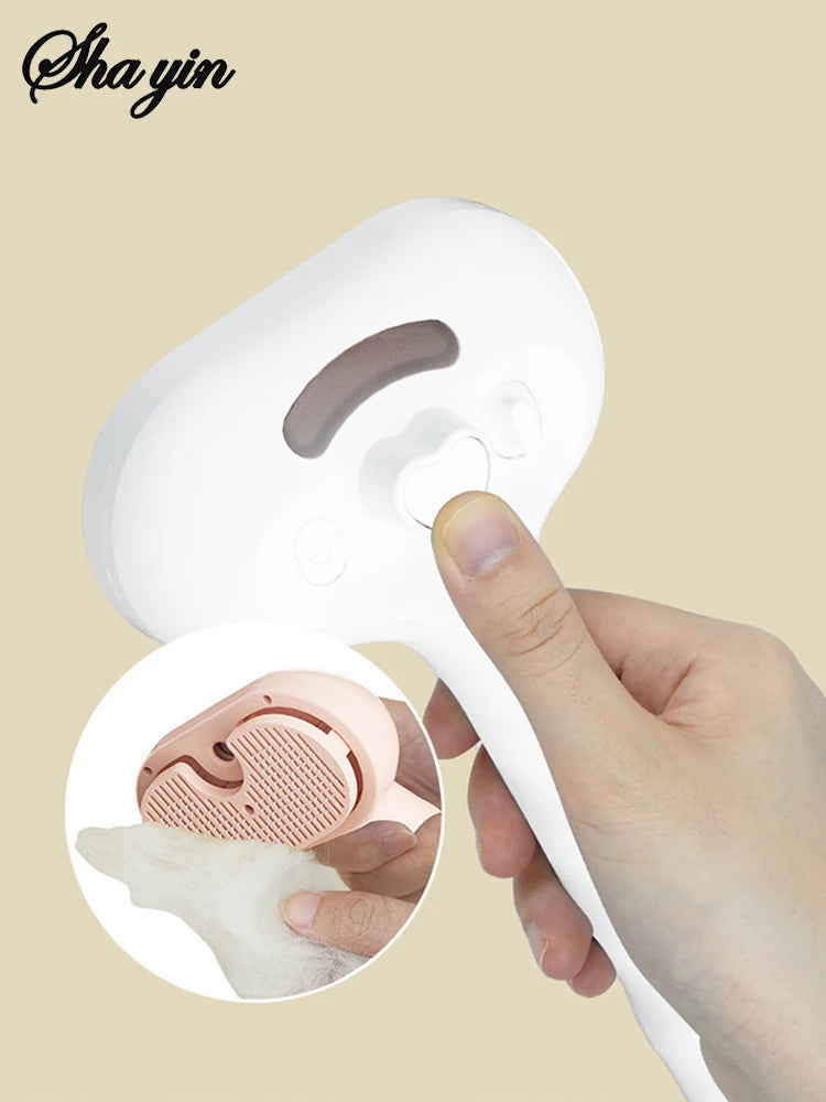 Brosse de toilettage à vapeur pour chiens