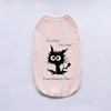 Breathable Summer Pet Vest with Fun Print – Sleeveless Casual Shirt for Small Dogs & Cats