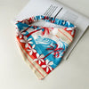 Boho Floral Print Cotton Triangle Hair Bandanas