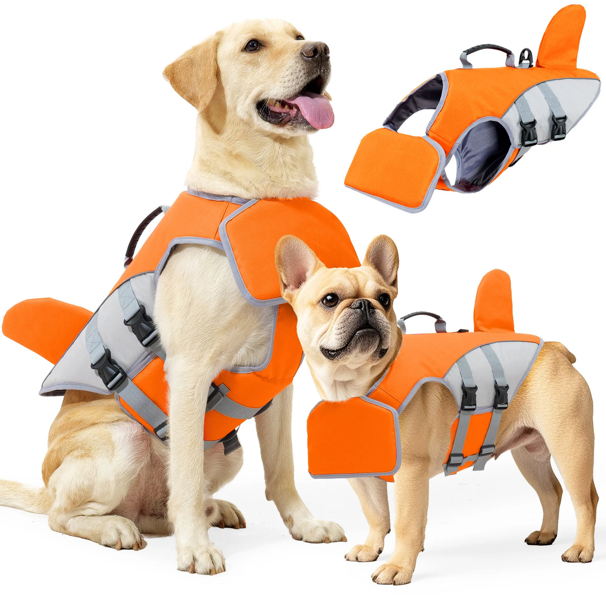 Adjustable Dog Life Vest for Swimming and Water Safety
