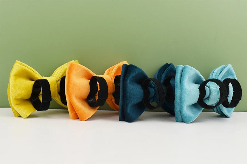 Velvet Adjustable Dog Collar, Leash and Harness Set