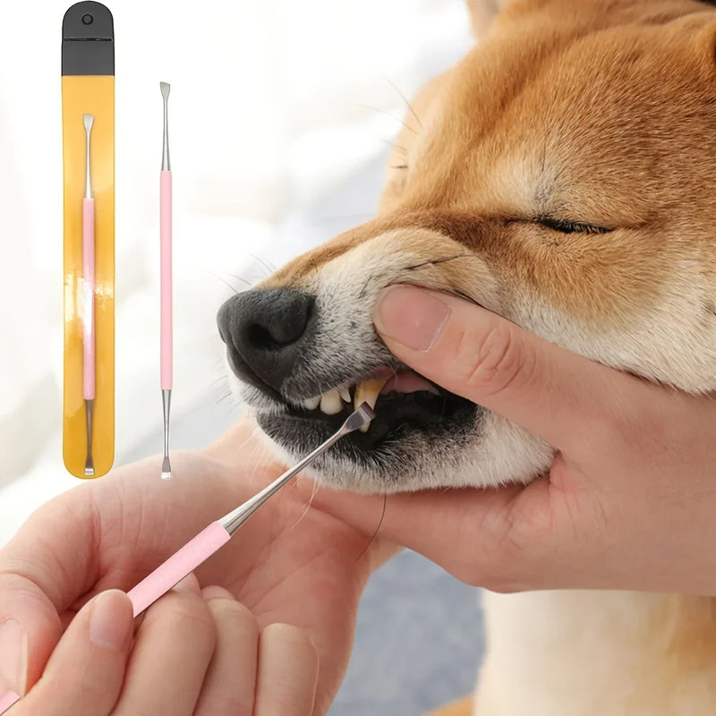 Pet Teeth Cleaning Tool, Double-Sided Tartar Remover