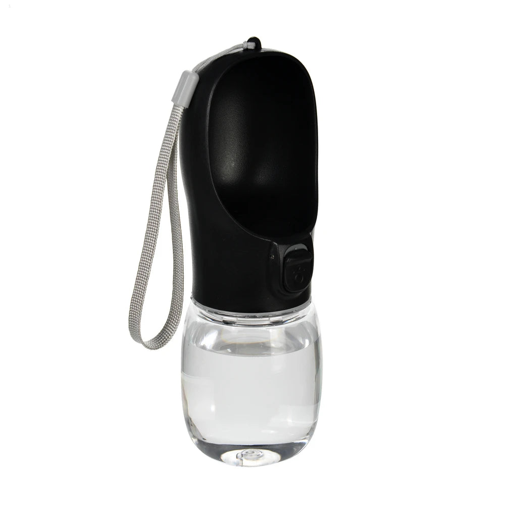 Portable Leakproof Dog Water Bottle with Built-In Drinking Bowl