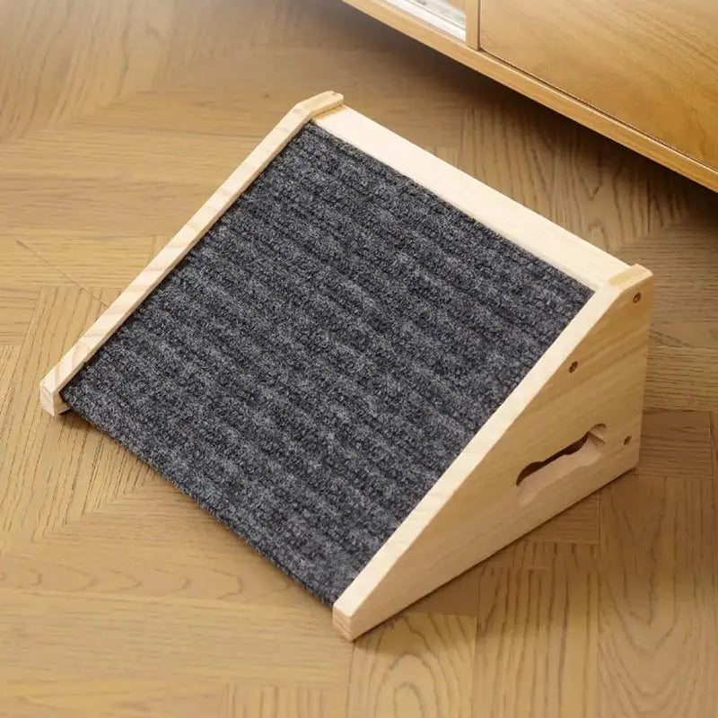 Solid Wood Pet Stairs with Non-Slip Steps for Small Dogs & Cats