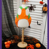 Adjustable Halloween Pumpkin Overall Costume for Small Dogs and Cats