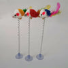 Juguete Interactivo para Gatos con Varita de Plumas y Cascabel