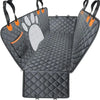 Waterproof Dog Car Seat Cover with Mesh Window and Side Zippers