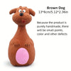 Jouet Squeaky en Caoutchouc Souple pour Chien