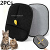 Pet Grooming Gloves - Double-Sided Hair Removal Mitt for Cats and Dogs