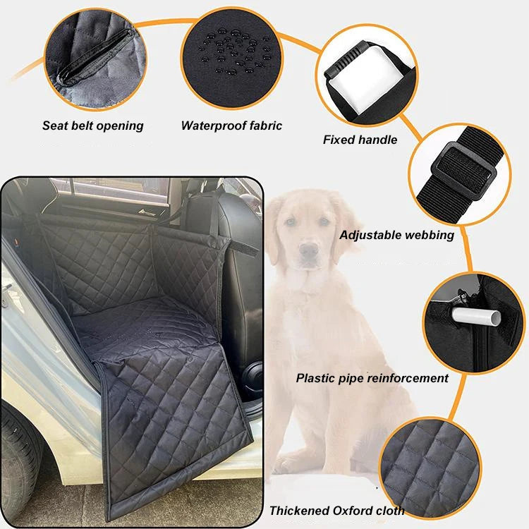 Waterproof Pet Car Seat Cover & Travel Hammock