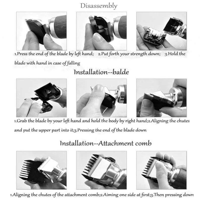 Professional 55W Corded Pet Clipper for Dogs, Cats & Large Animals