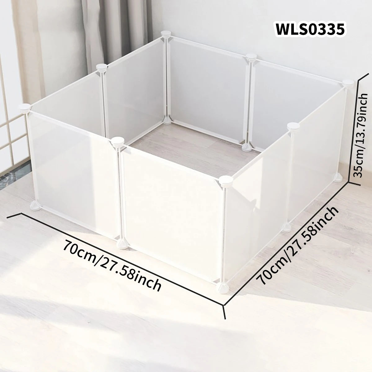 Modular Pet Playpen with Easy Assembly