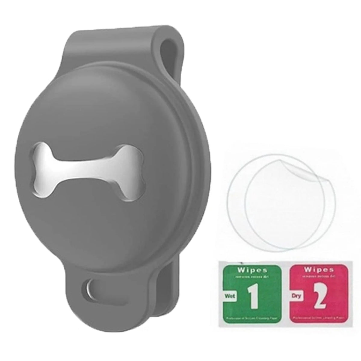 Silicone AirTag Holder for Pet Collars – Protective Anti-Lost Case for Cats and Dogs